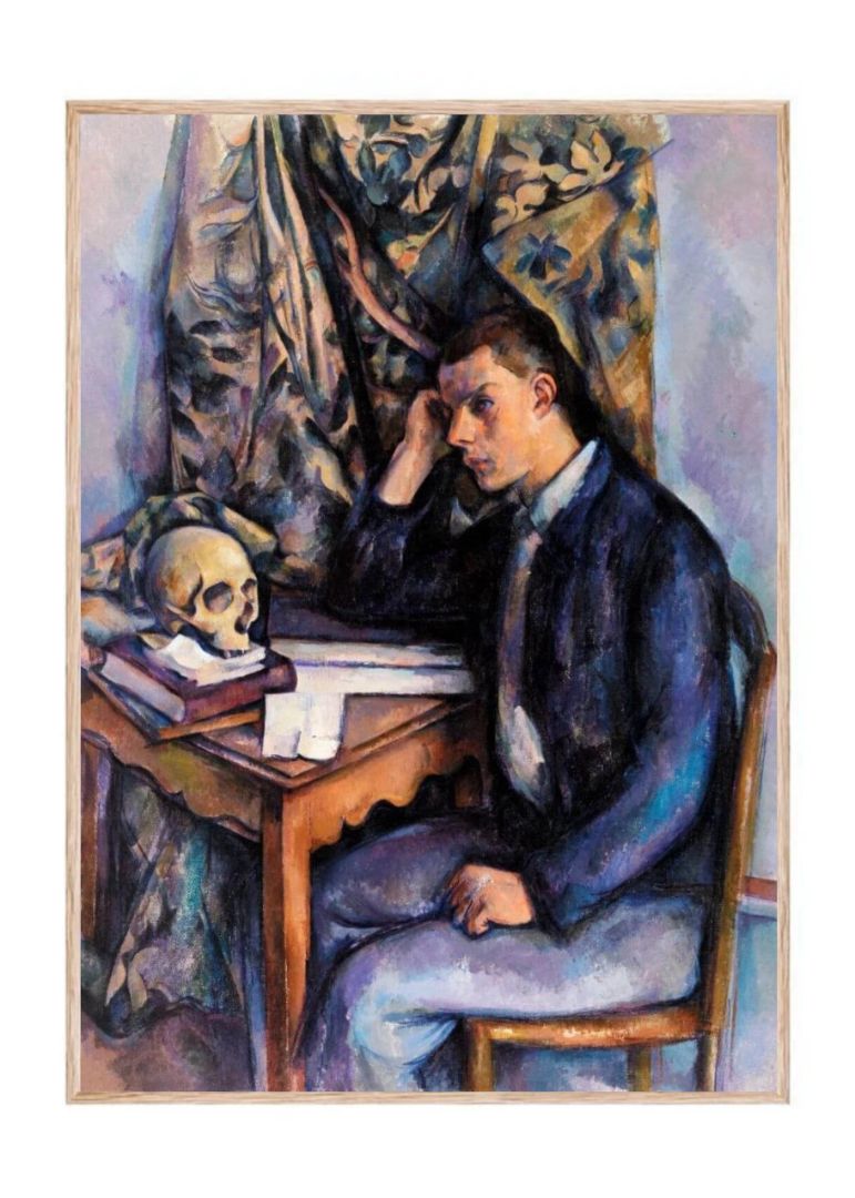 Young Man and Skull (Jeune homme A la tate de mort)