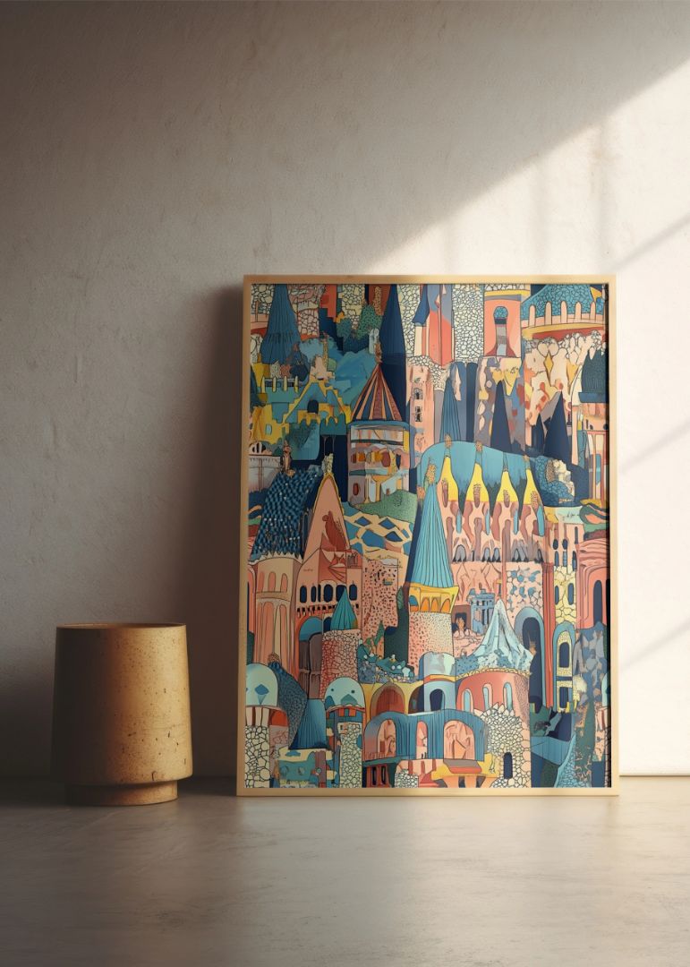 Colorful Castle in Gaudi