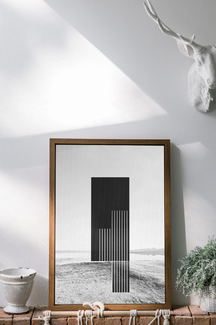 Geometrical black and white