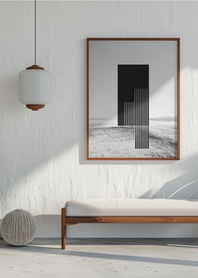 Geometrical black and white