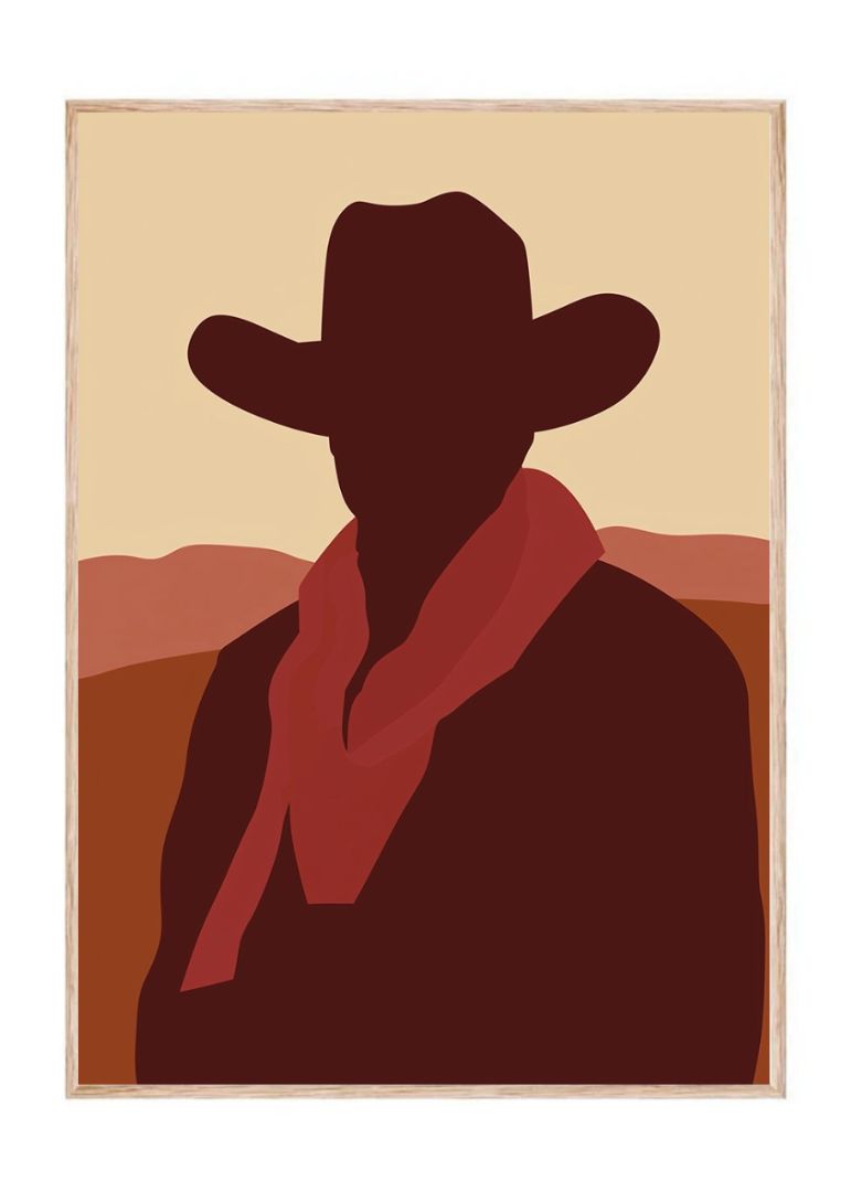 Cowboy in Shawl