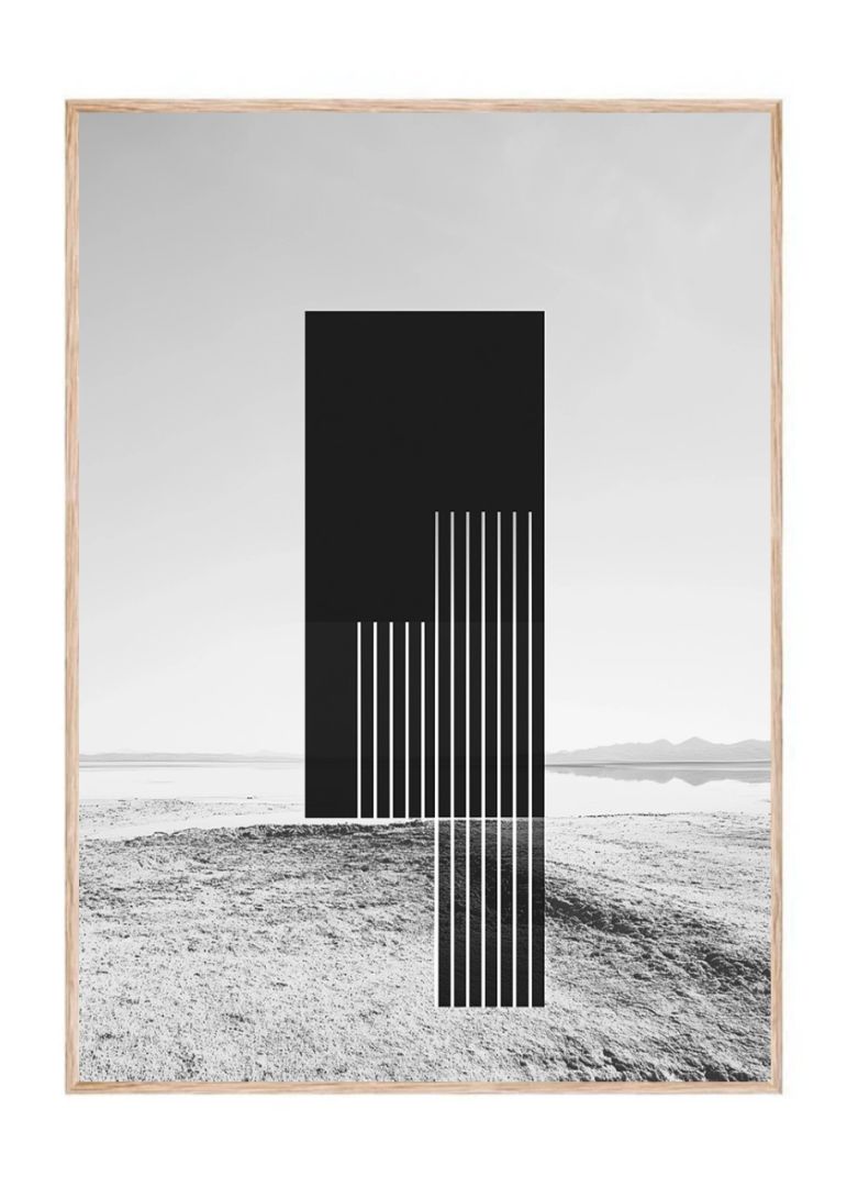 Geometrical black and white