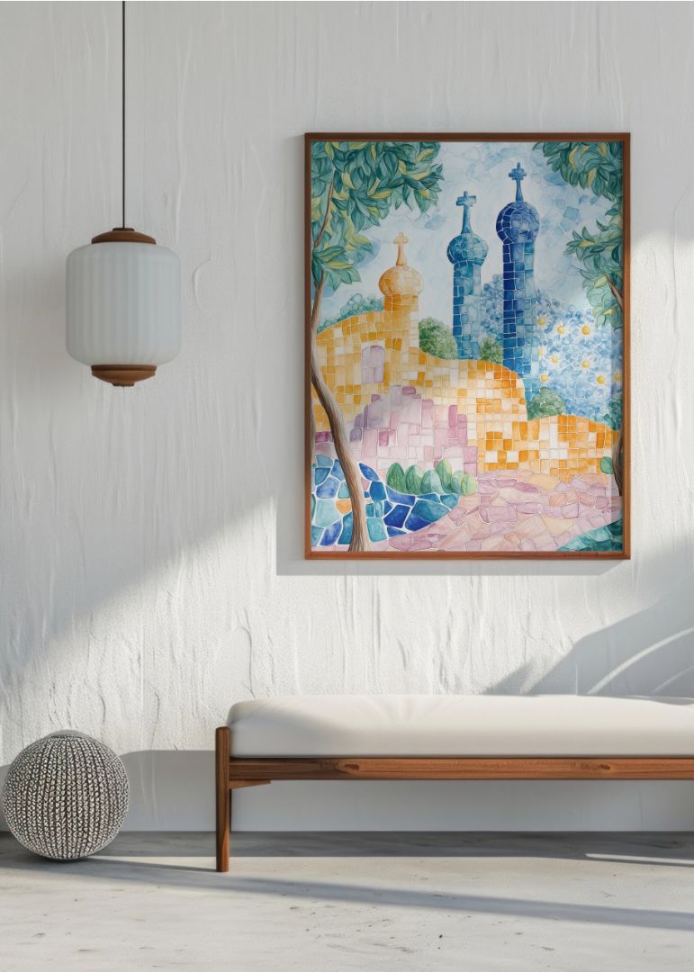 Mosaic Artwork in Barcelona