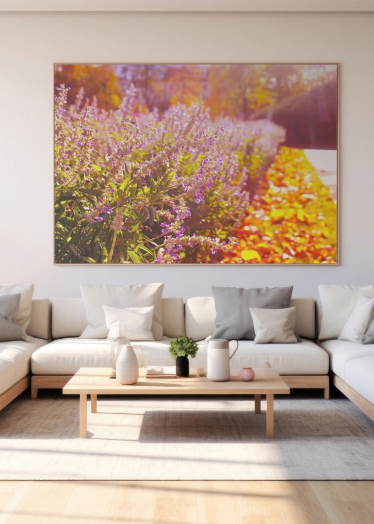 Purple Blooming Plant