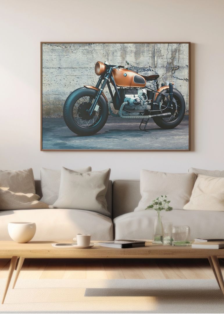 Retro Off-road Motorcycle