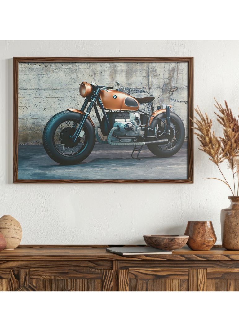 Retro Off-road Motorcycle