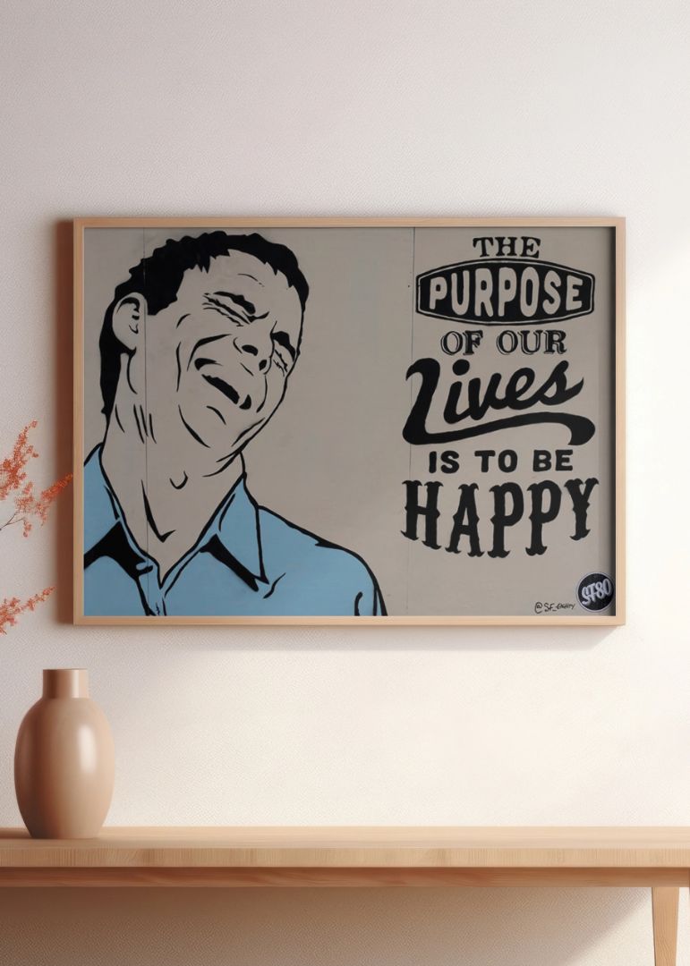 The purpose of life is to be happy