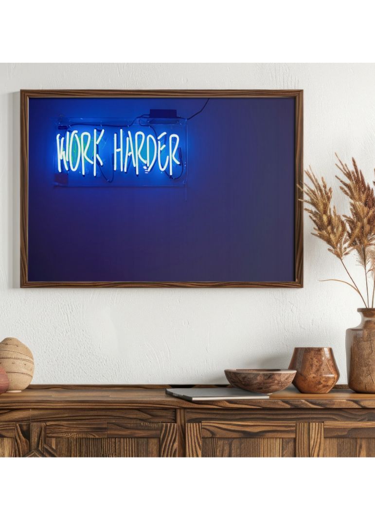 Work harder neon