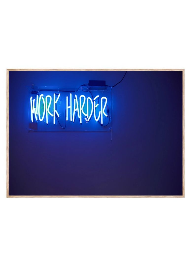 Work harder neon