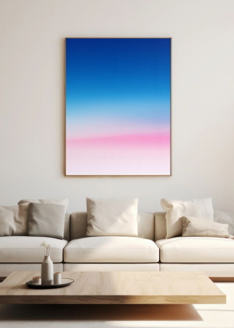 Pink sky sunset
