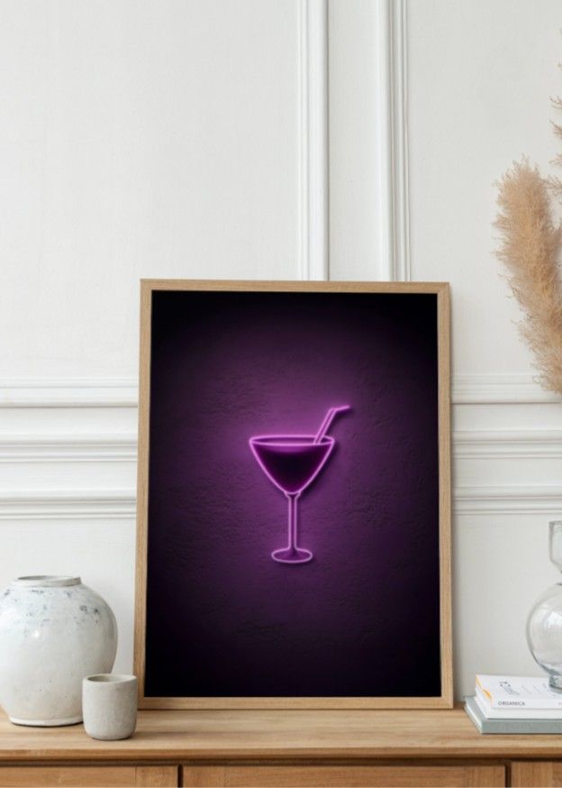 Cocktail i neon