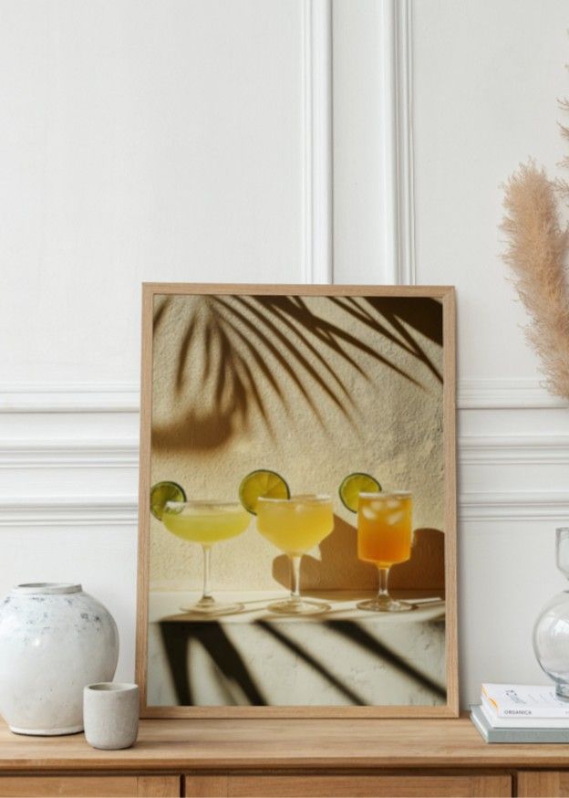 Tre sommerdrinks på stribe