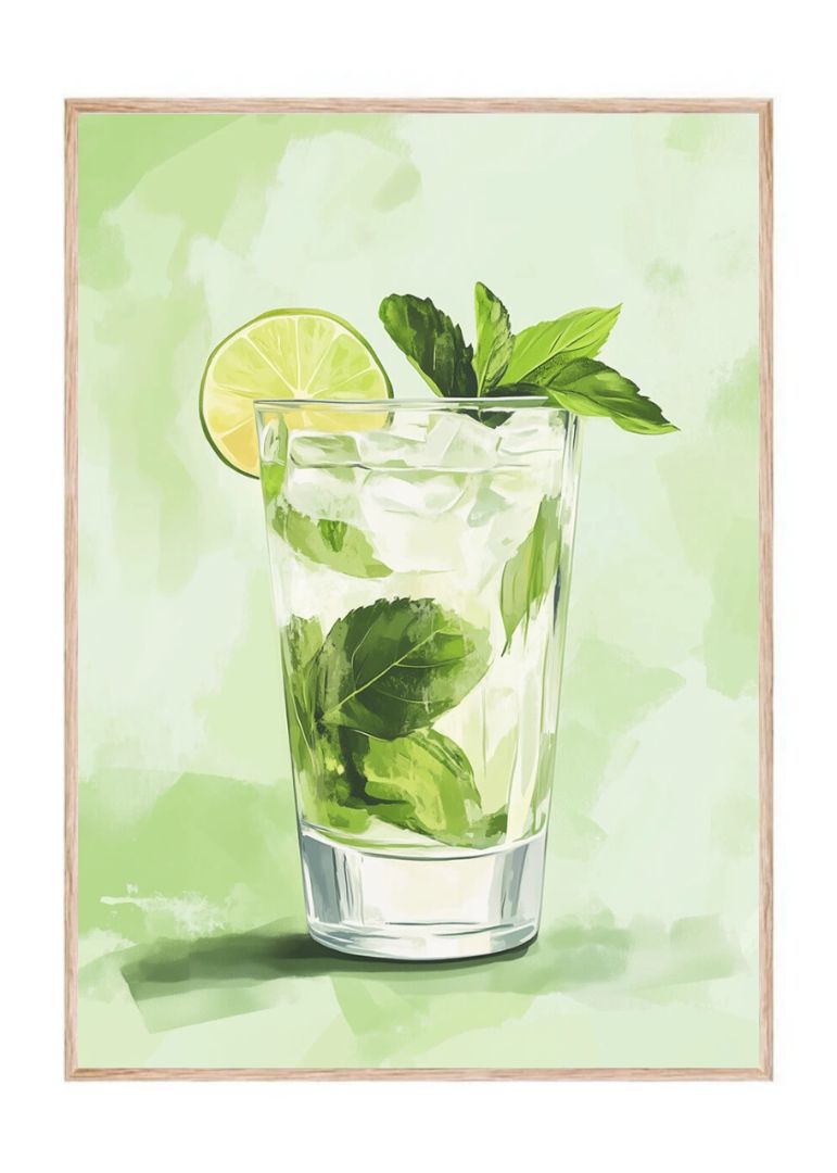 The mojito drink
