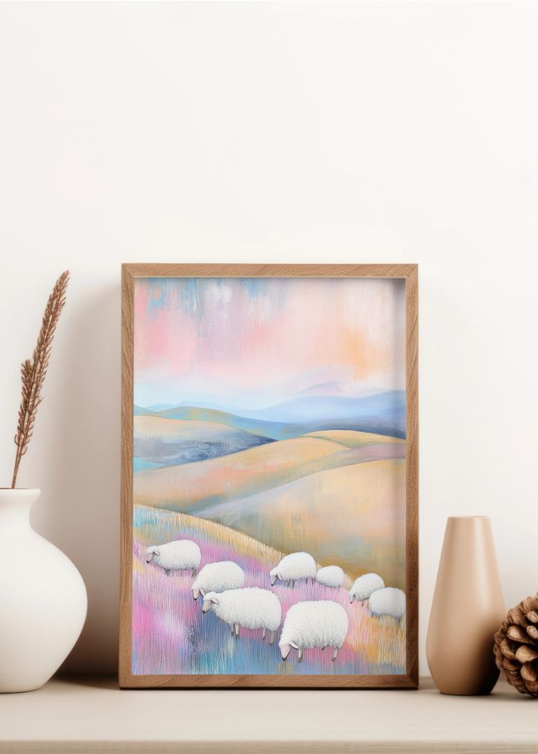 Fårene græsser i glæde