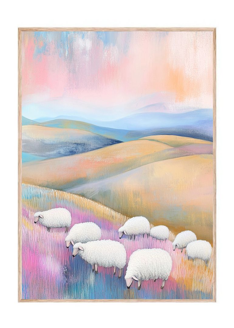 Fårene græsser i glæde