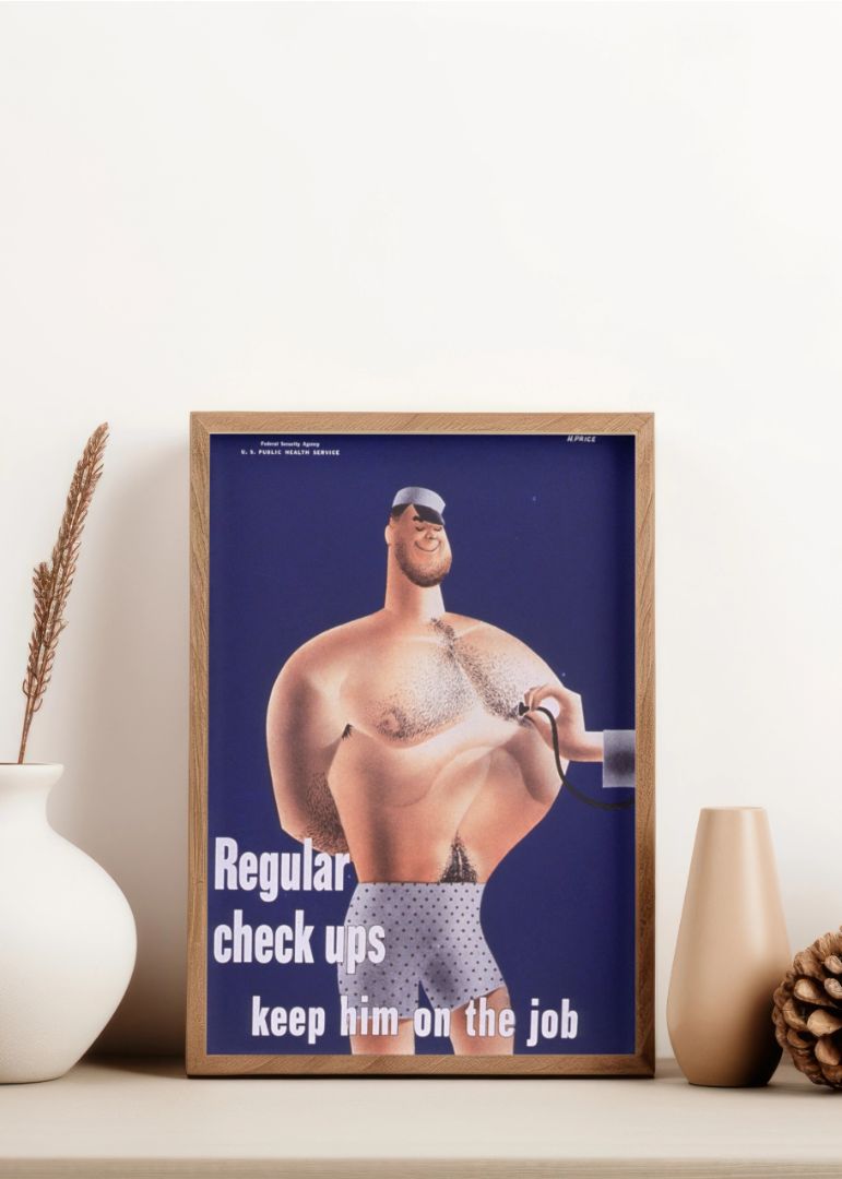 Regular check ups -keep him on the job