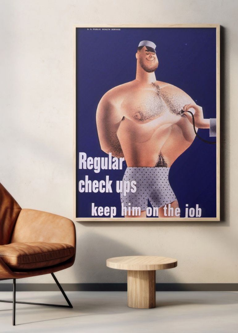 Regular check ups -keep him on the job