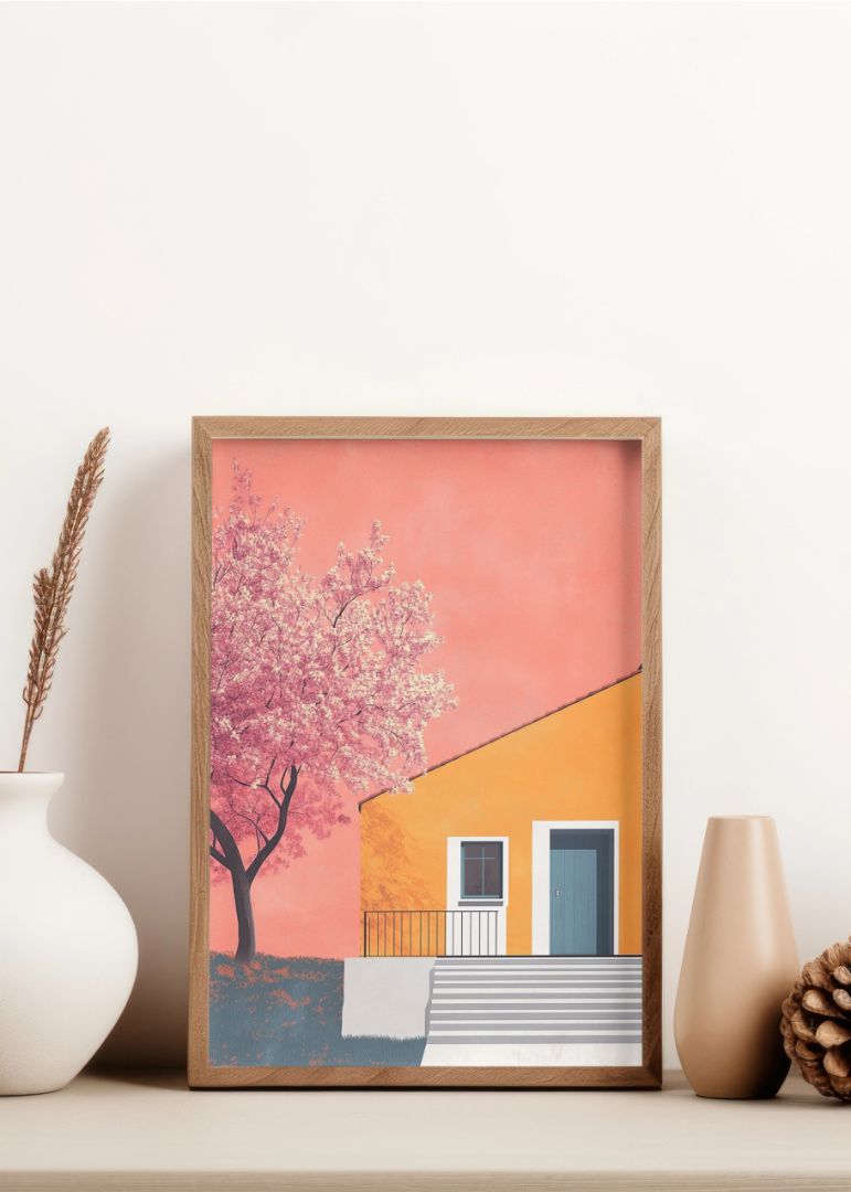 Pink Orange Spring