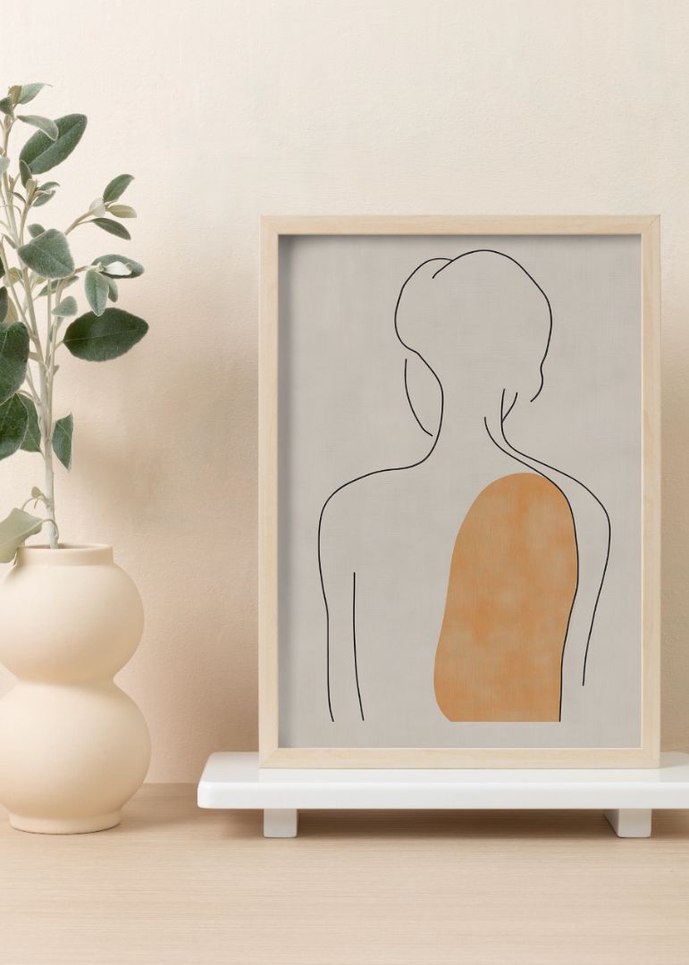 Silhouette of Woman's Body