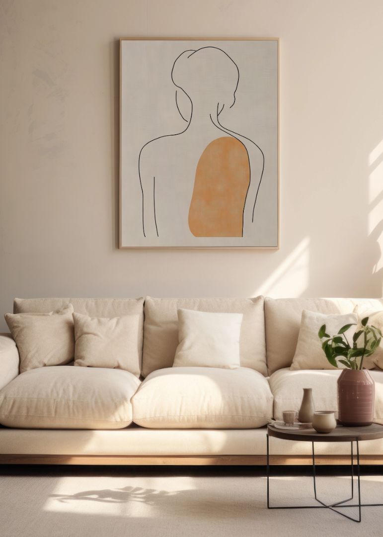 Silhouette of Woman's Body