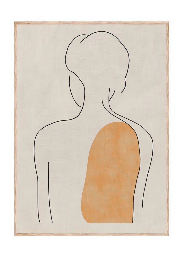 Silhouette of Woman's Body