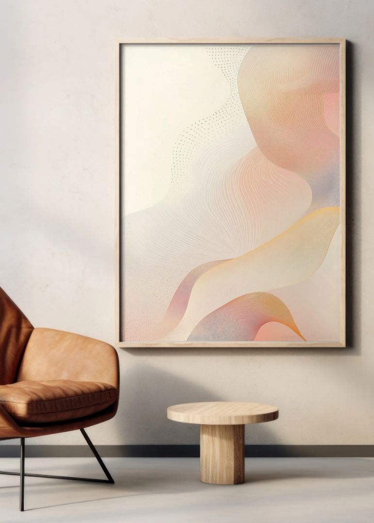 Abstrakt Harmoni Billedvæg