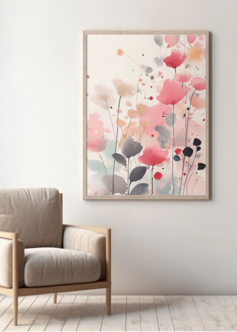 Pink Watery Flower