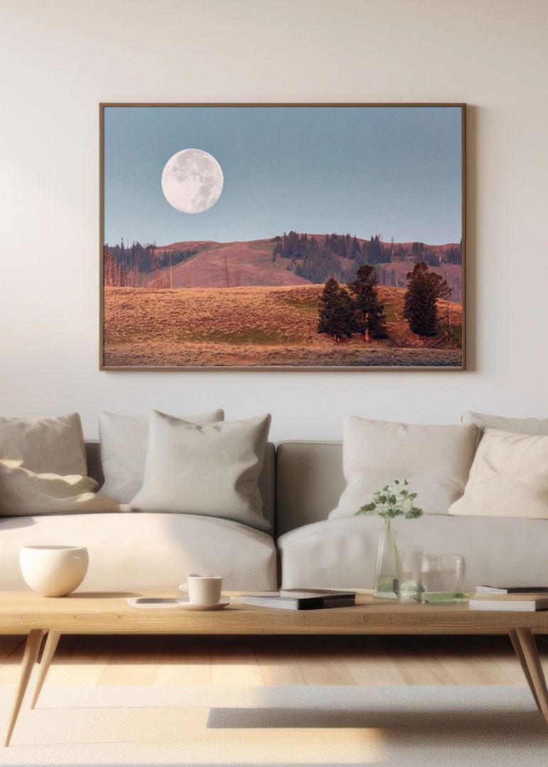 Moonset in the Valley