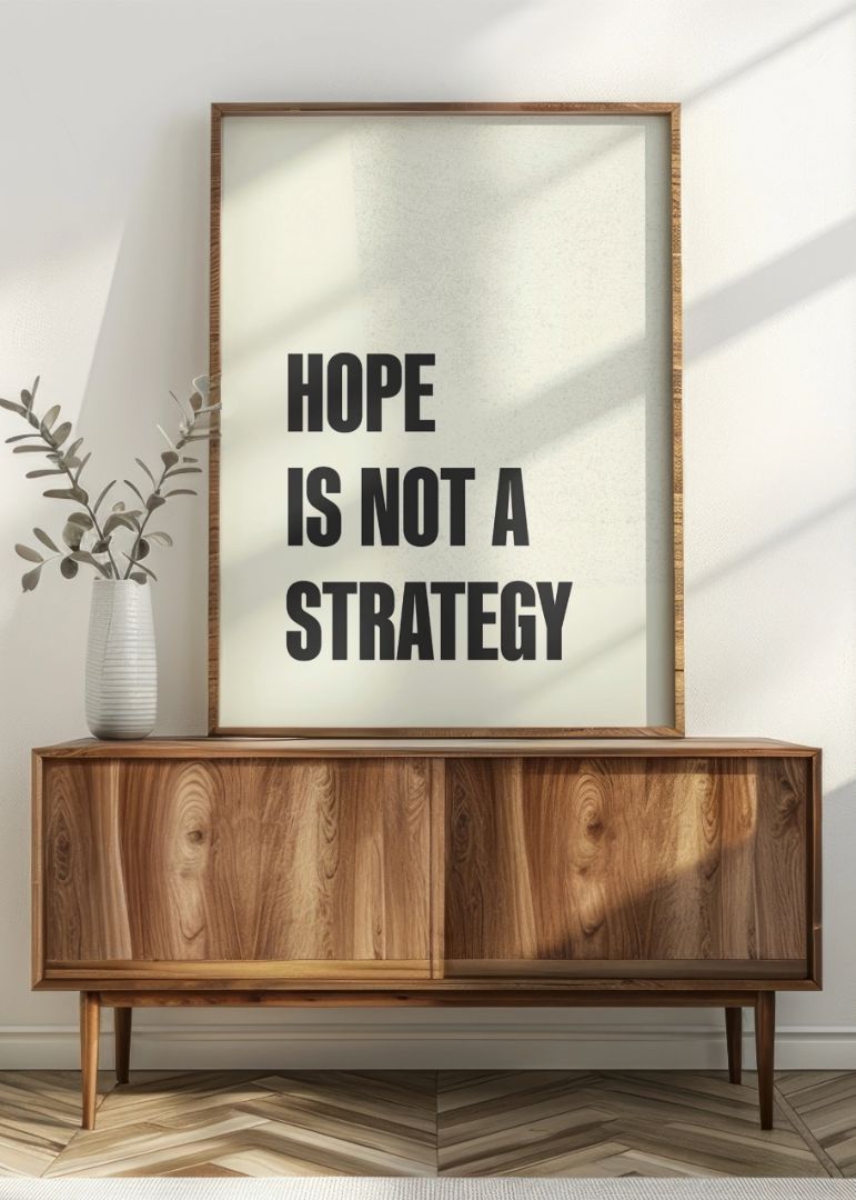 Hope is not a strategy