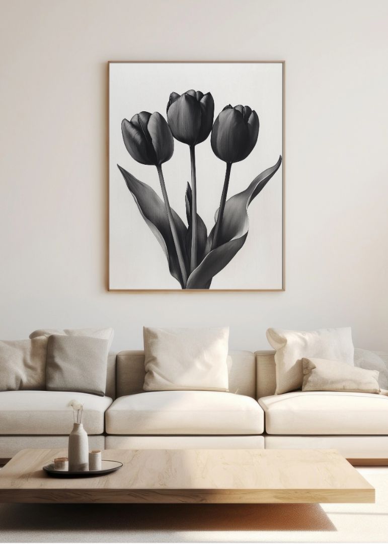 De sorte tulipaner