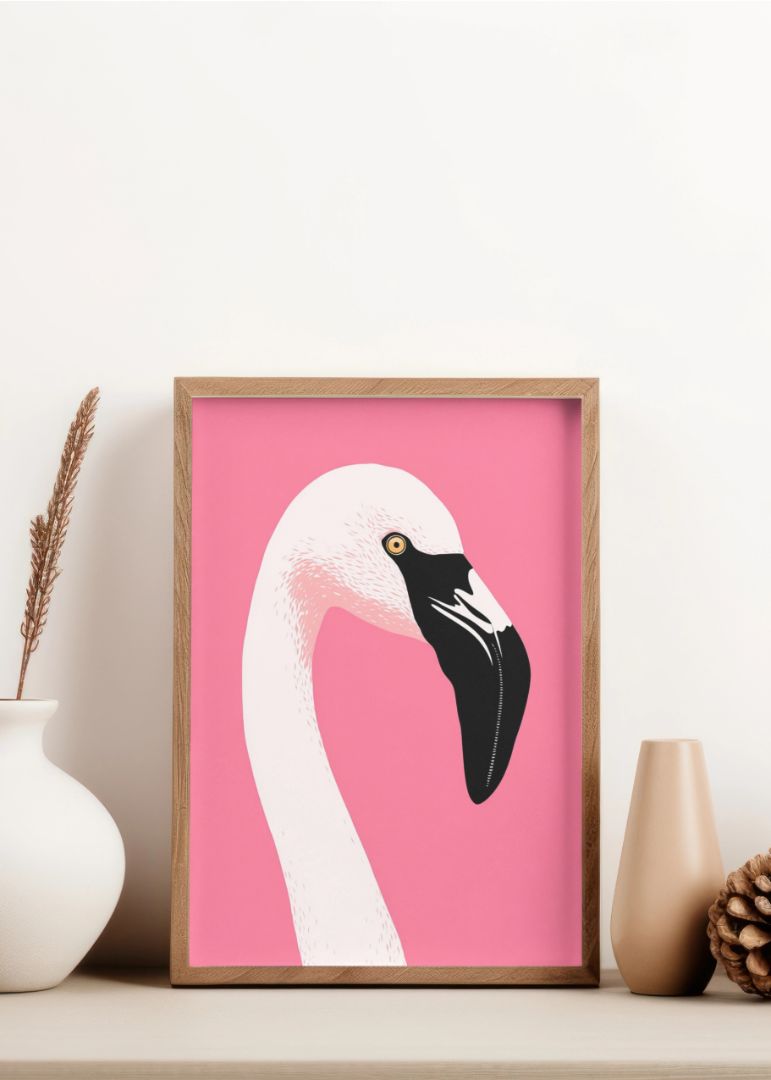 Flamingo i profil