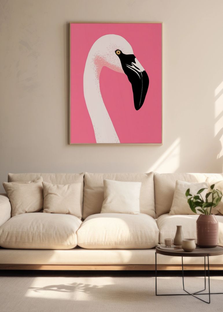 Flamingo i profil