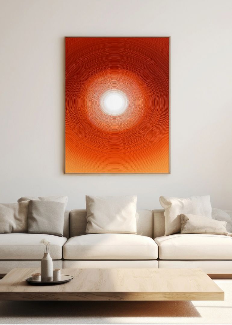 White sun