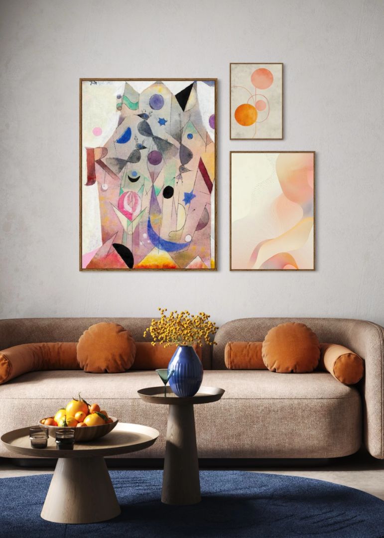 Abstrakt Harmoni Billedvæg