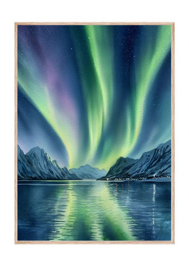 Nordlys på Grønland