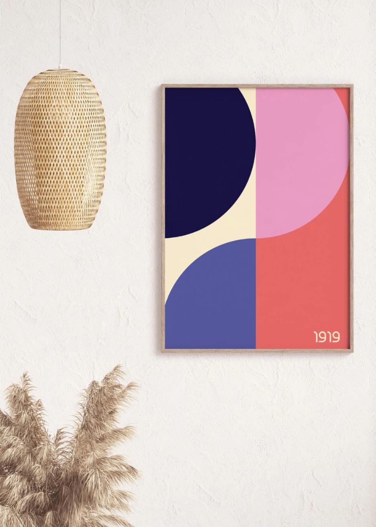 Geometrisk 1919 Billedvæg