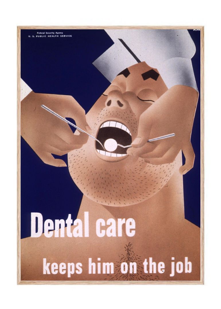 Dental care keeps him on the job
