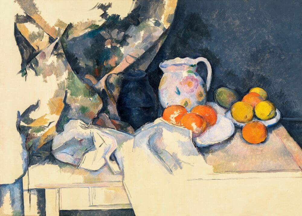 Curtain and Fruit