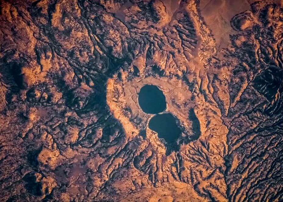Dendi Caldera Ethiopia from ISS