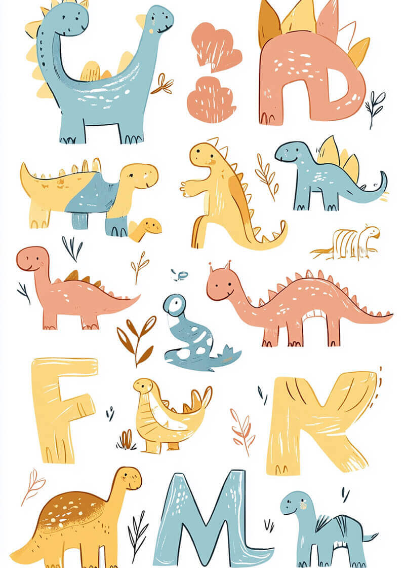 Dinosaurbogstaver