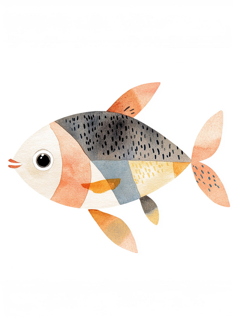 Fisk i glade farver