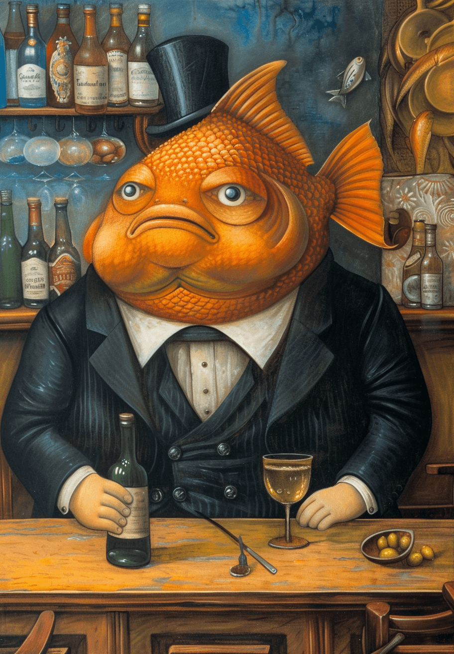Fisk på bar