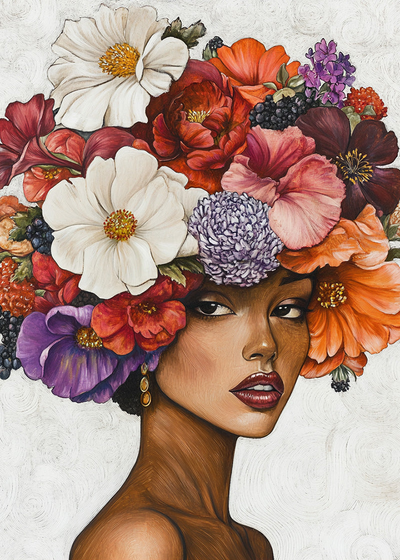 Flowerhat for the lady