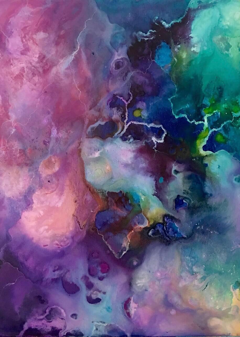 Galaxy colours merging