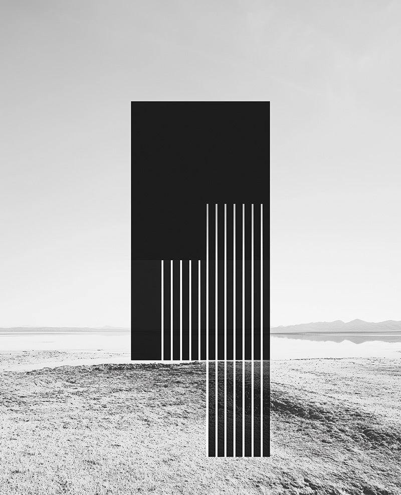 Geometrical black and white