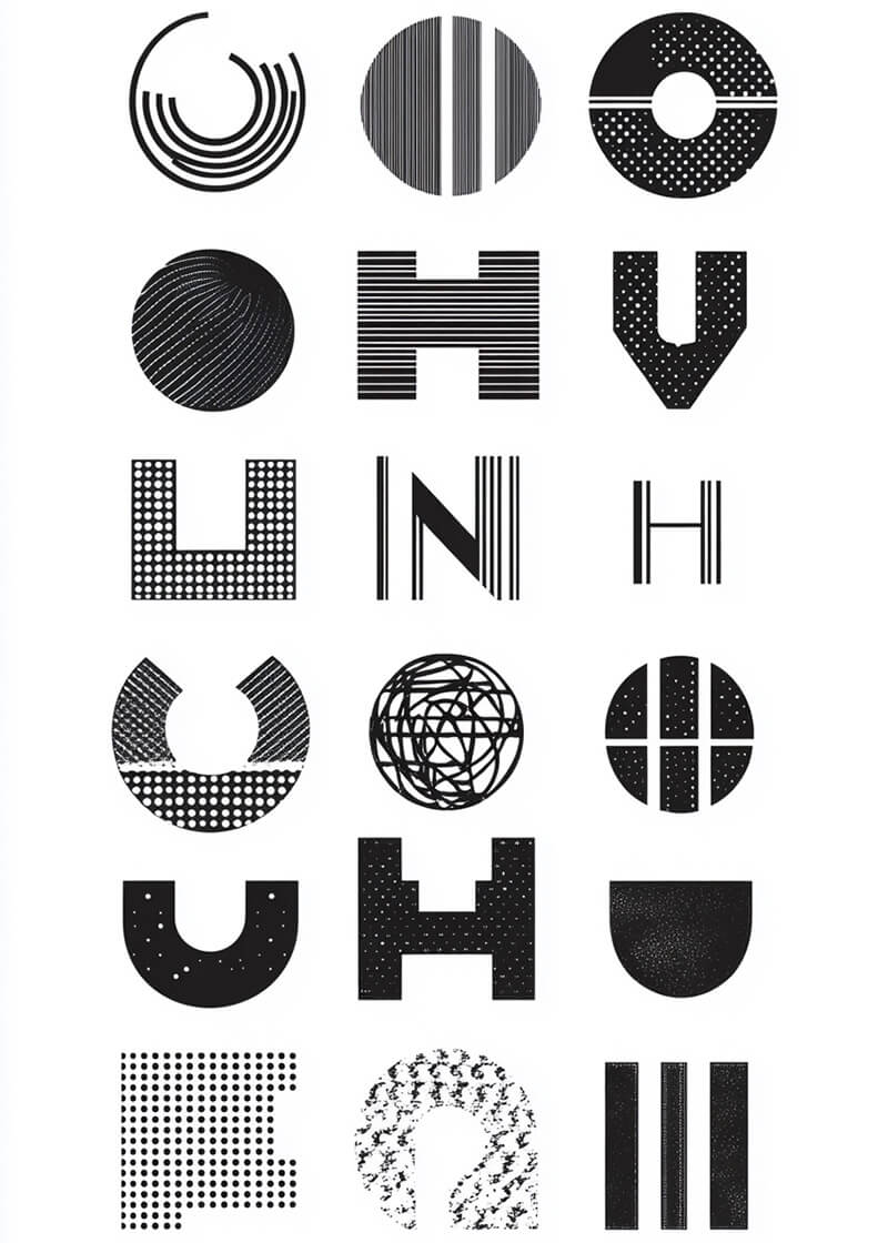 Geometriske bogstaver