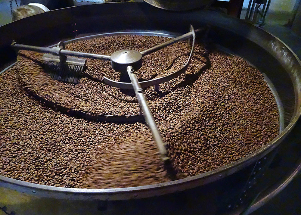 Grinding coffee