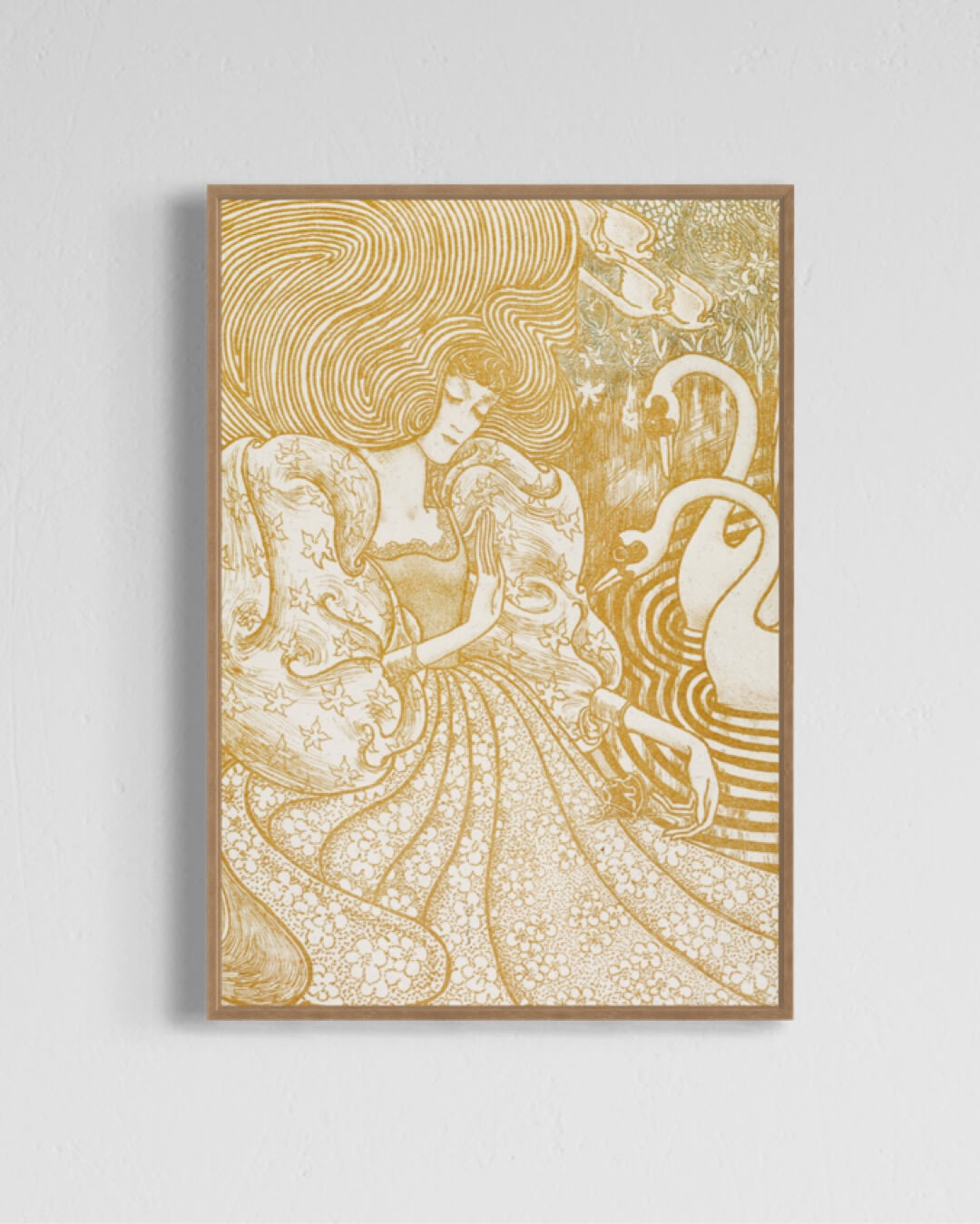 Guldkvinden og de to svaner