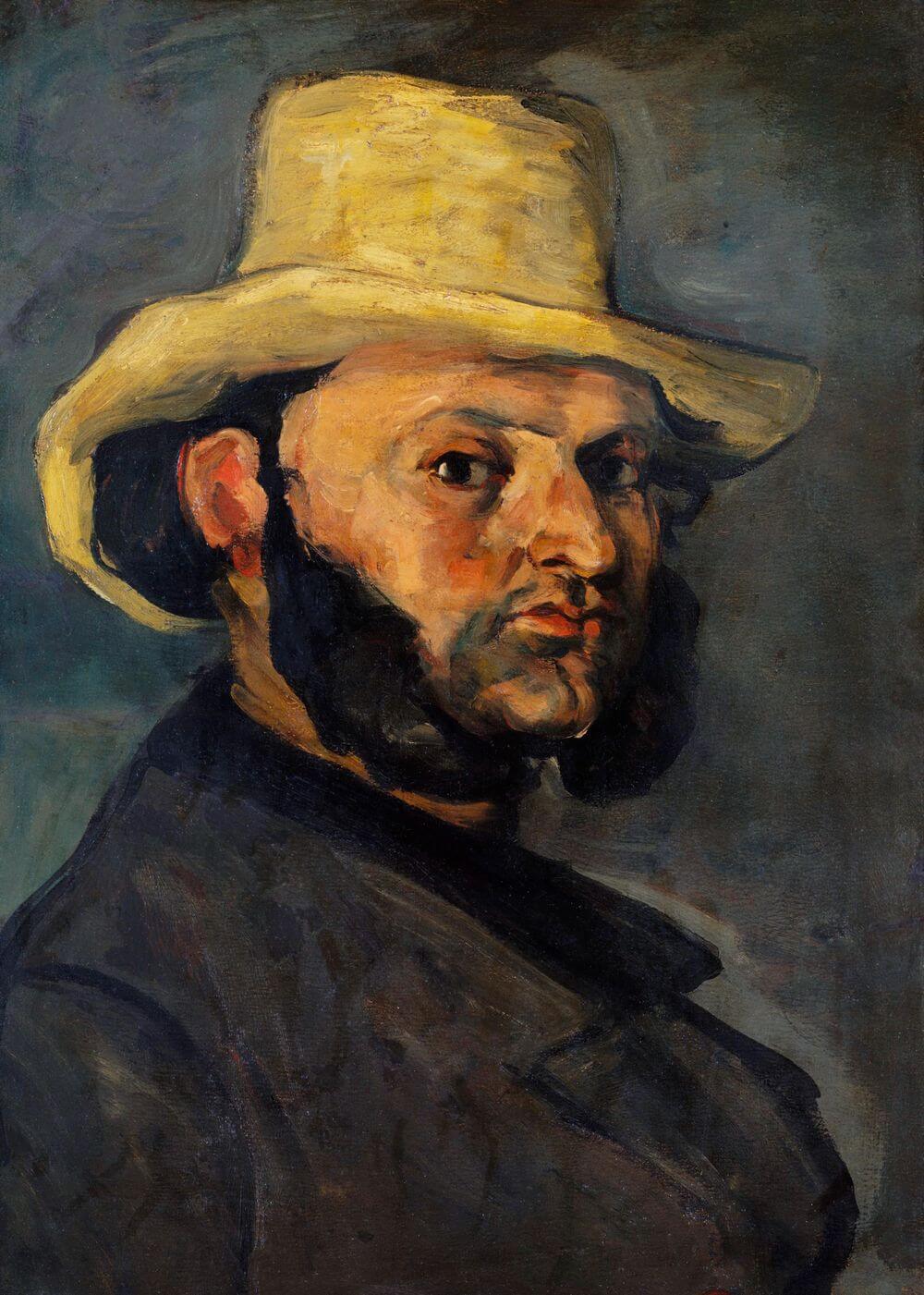 Gustave Boyer in a Straw Hat