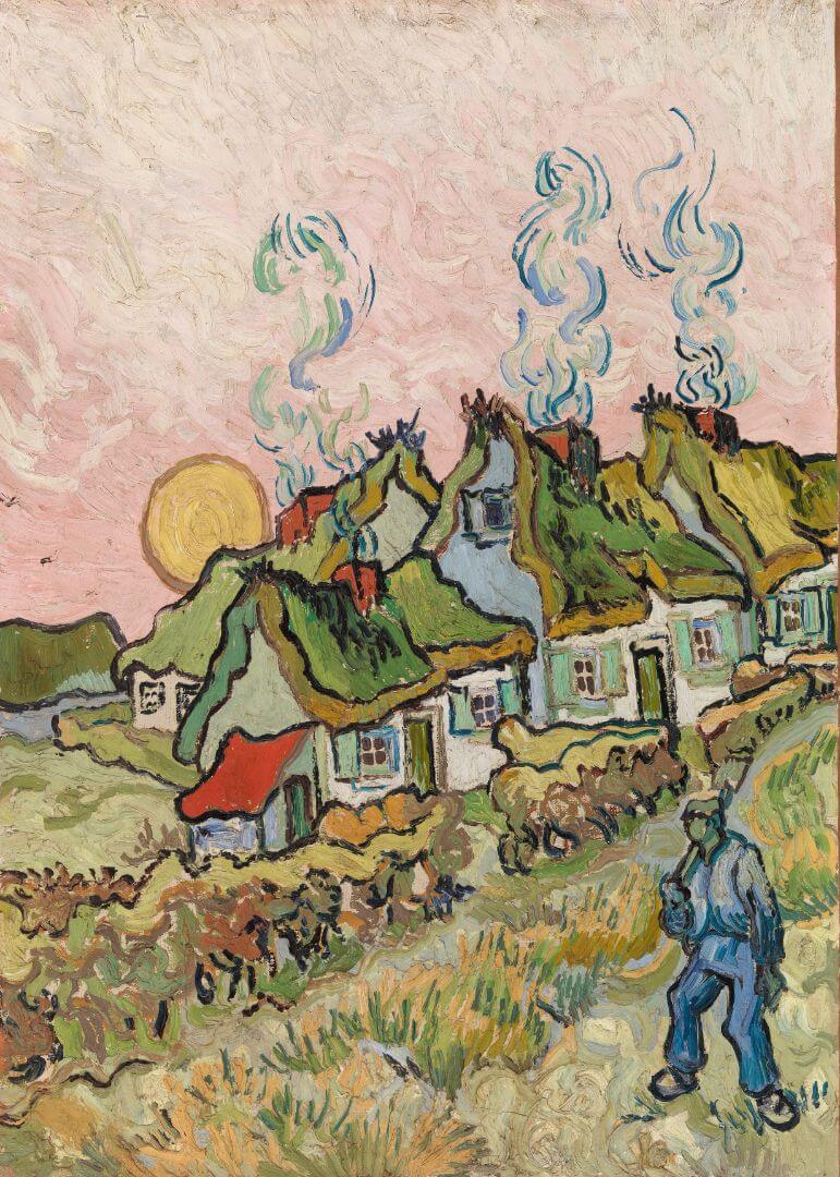 Houses and Figure (1890)